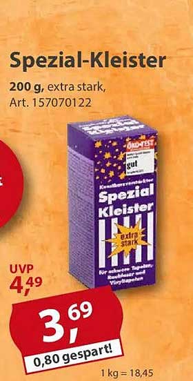 Spezial-Kleister 200 g, extra stark