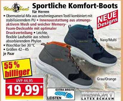 Sportliche Komfort-Boots für Herren