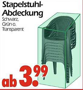 Stapstuhl-Abdeckung - Schwarz, Grün o. Transparent