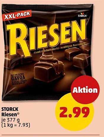 STORCK Riesen XXL-Pack 377 g - Dunkle Schokolade mit kräftigem Karamell