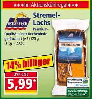 Stremel-Lachs von Ostsee Fisch - Premiumqualität