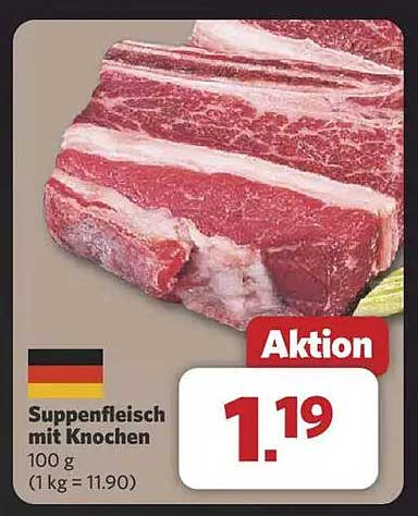 Suppenfleisch mit Knochen