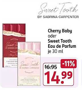 Sweet Tooth Eau de Parfum - Cherry Baby oder Sweet Tooth, je 30 ml