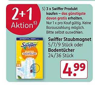 Swiffer Staubmagnet 5/7/9 Stück oder Bodentücher 24/36 Stück