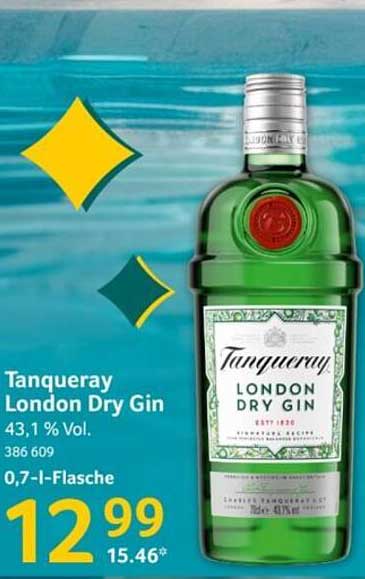 Tanqueray London Dry Gin 0,7 l Flasche