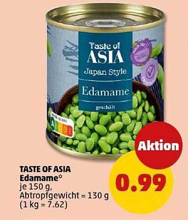 TASTE OF ASIA Edamame* je 150 g
