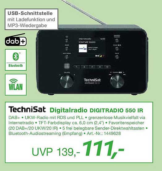 TechniSat Digitalradio DIGITRADIO 550 IR