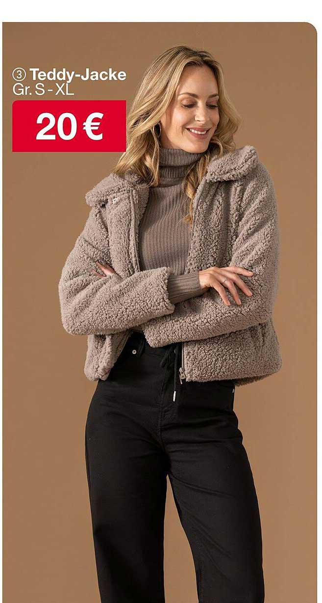Teddy-Jacke Gr. S - XL