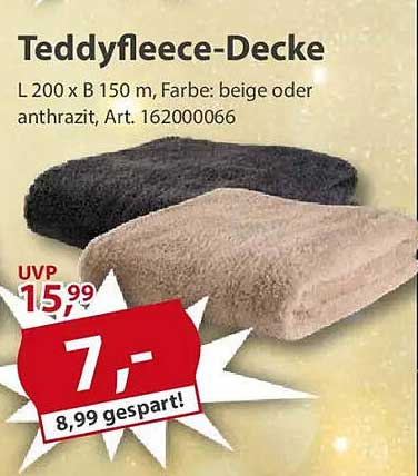 Teddyfleece-Decke