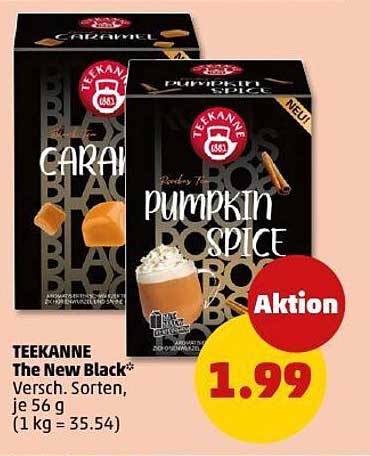TEEKANNE The New Black* Verschiedene Sorten, je 56 g