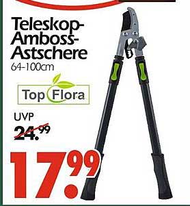 Teleskop-Amboss-Astschere 64-100cm