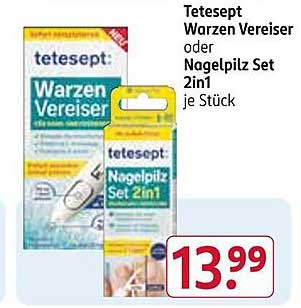 Tetesept Warzen Vereiser oder Nagelpilz Set 2in1 je Stück