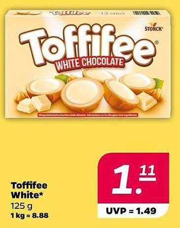 Toffifee White - 125 g