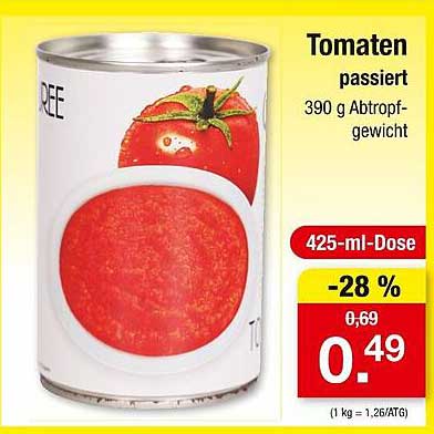 Tomaten passierte 425 ml-Dose