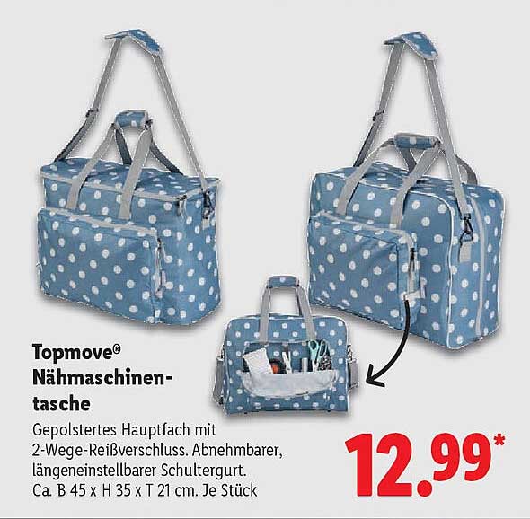 Topmove® Nähmaschinentasche