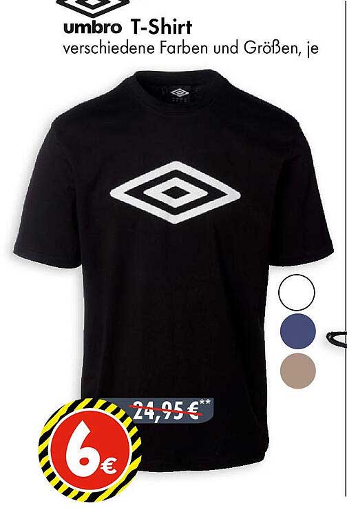 Umbro T-Shirt in verschiedenen Farben und Größen