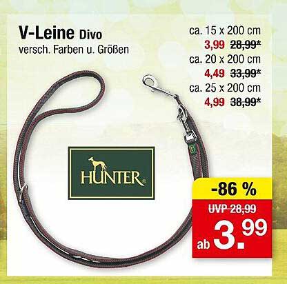 V-Leine Divo in verschiedenen Farben und Größen