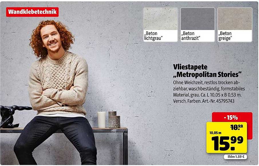 Vliestapete "Metropolitan Stories"