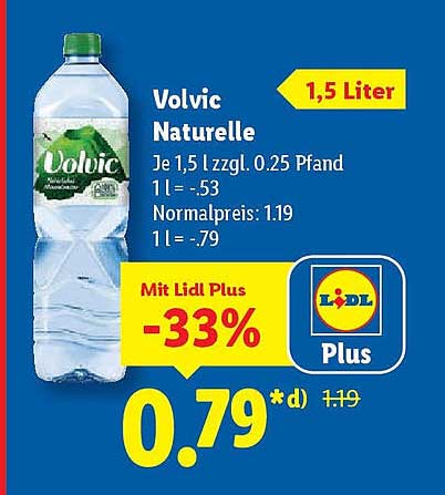 Volvic Naturelle 1,5 Liter