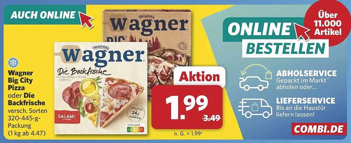 Wagner Big City Pizza oder Die Backfrische