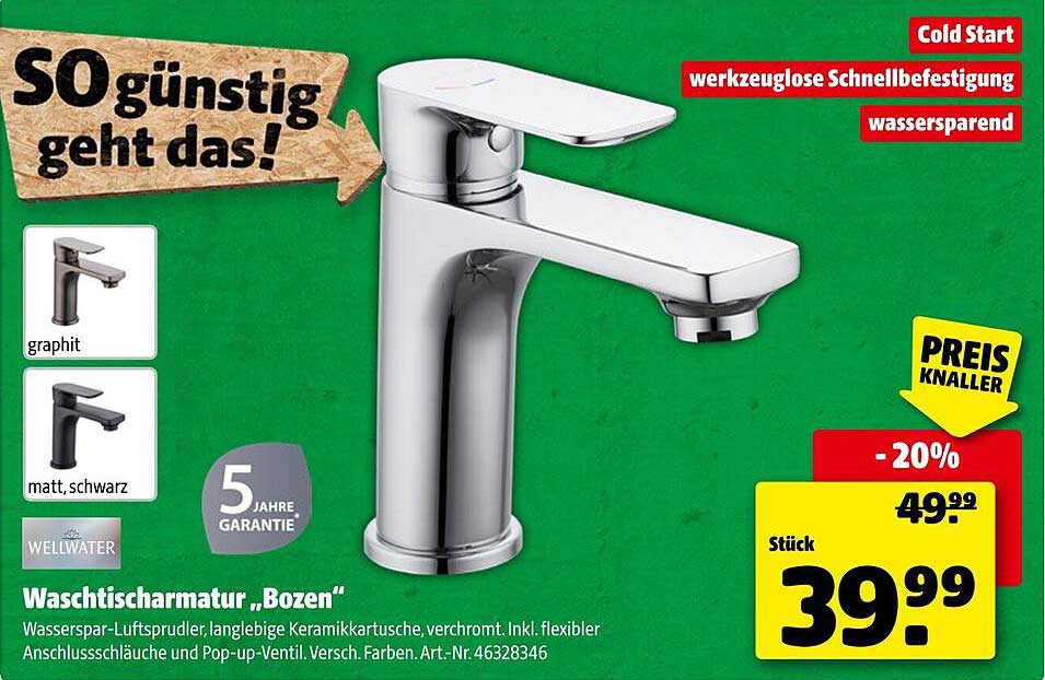 Waschtischarmatur „Bozen“