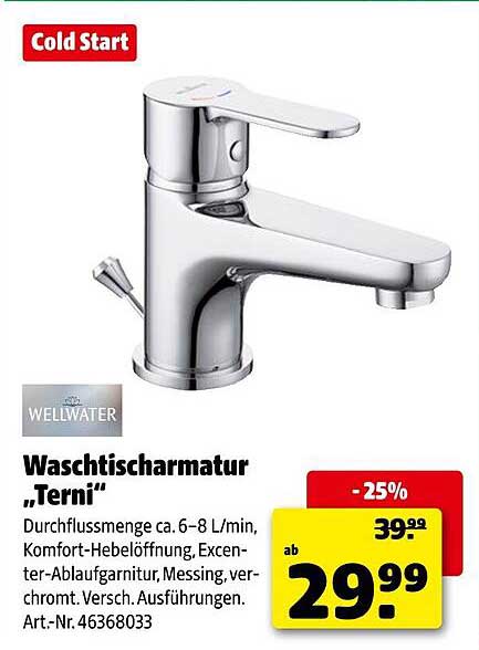 Waschtischarmatur "Terni"