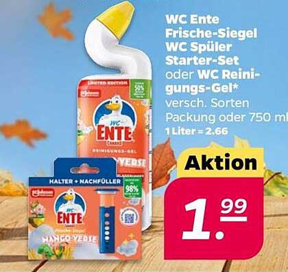 WC Ente Frische-Siegel Starter-Set oder WC Reinigungs-Gel
