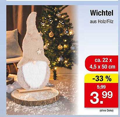 Wichtel aus Holz/Filz