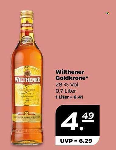 Wilthener Goldkrone 28 % Vol. 0,7 Liter
