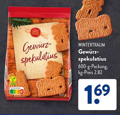 WINTERTRAUM Gewürzspekulatius 600-g-Packung
