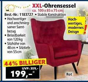 XXL-Ohrenensessel