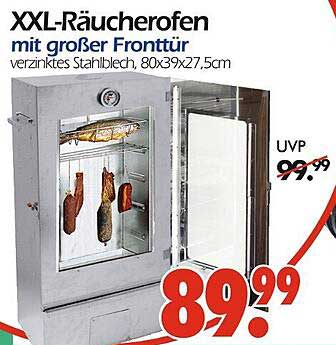 XXL-Räucherofen mit großer Fronttür