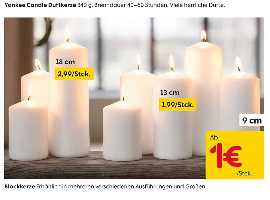 Yankee Candle Duftkerze 340 g - Breddauer 40–60 Stunden