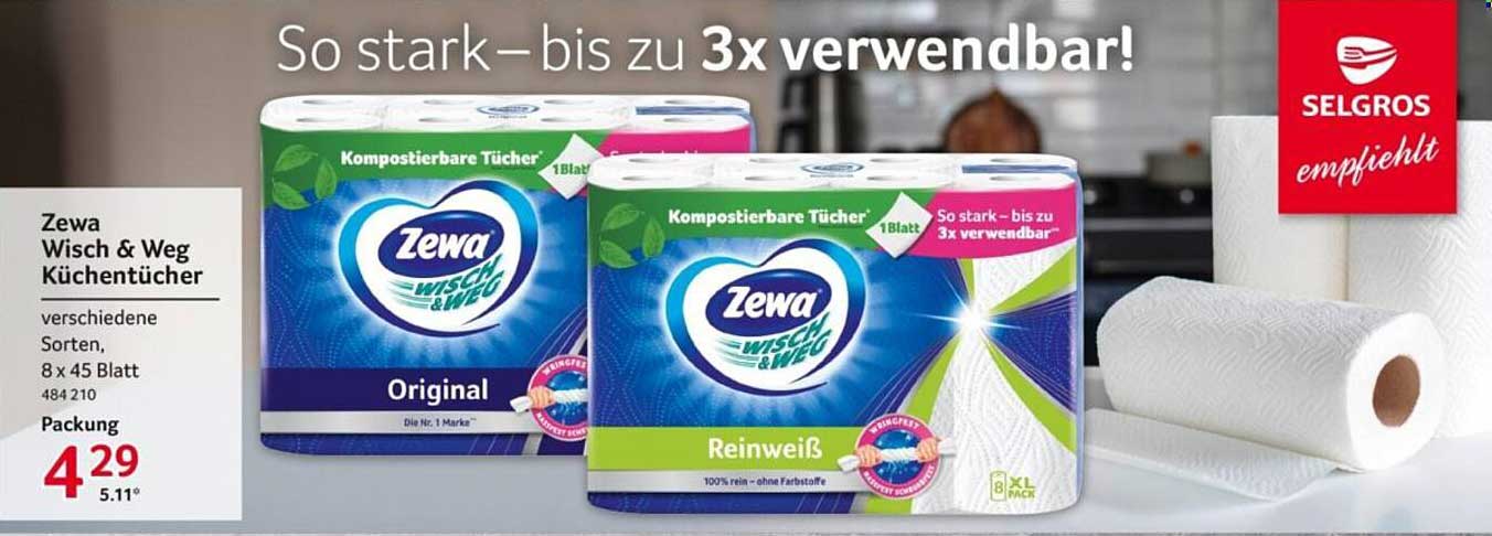 Zewa Wisch & Weg Küchen-tücher