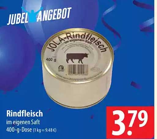 Rindfleisch Angebot bei Famila Nord Ost