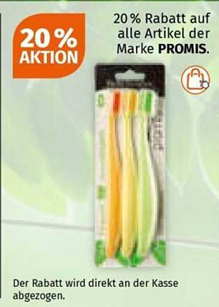 20 % Rabatt auf alle Artikel der Marke PROMIS