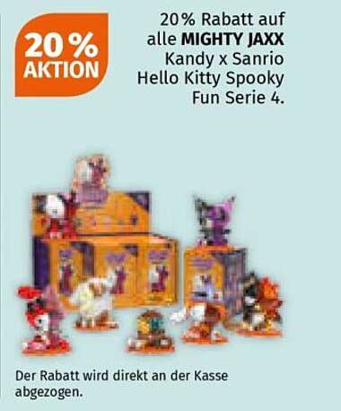 20% Rabatt auf alle MIGHTY JAXX Kandy x Sanrio Hello Kitty Spooky Fun Serie 4