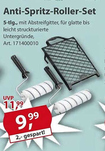 Anti-Spritz-Roller-Set