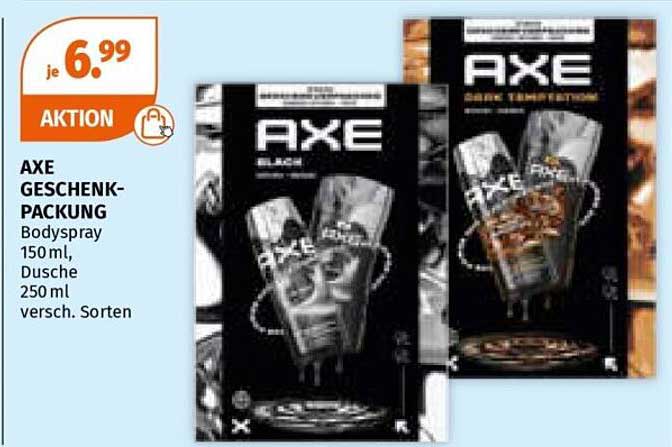 AXE Geschenkpackung Bodyspray 150 ml, Dusche 250 ml - versch. Sorten