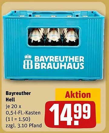 Bayreuther Hell 20 x 0,5 l-Fl. Kasten