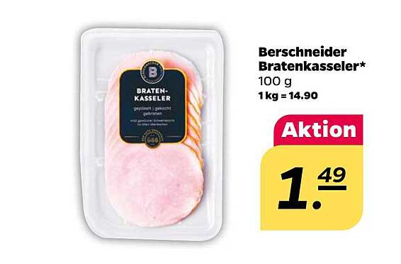 Berschneider Bratenkasseler 100 g - Aktion!
