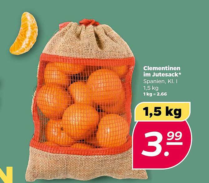 Clementinen im Jutesack*