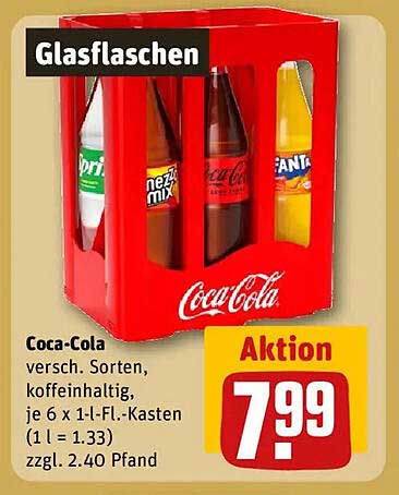 Coca-Cola Glasflaschen - Aktionsangebot!