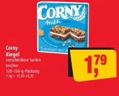 Corny Riegel - verschiedene Sorten 6er/4er Packung