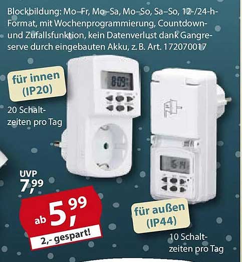 Digitaler Timer für innen und außen - Praktische Steuerung Ihrer Geräte