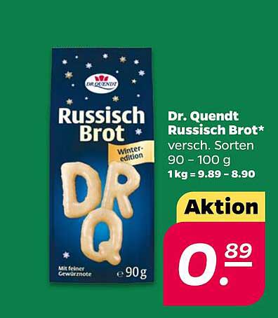 Dr. Quendt Russisch Brot Winter-Edition 90 g