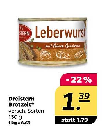 Dreister Leberwurst Brotzeit 160 g – jetzt zum Sonderpreis!