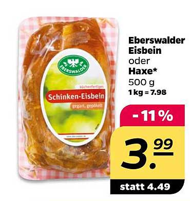 Eberswalder Eisbein oder Haxe 500 g