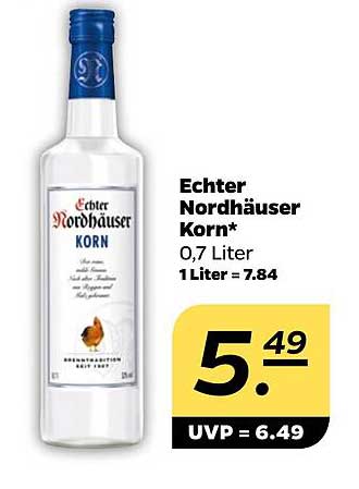 Echter Nordhäuser Korn 0,7 Liter