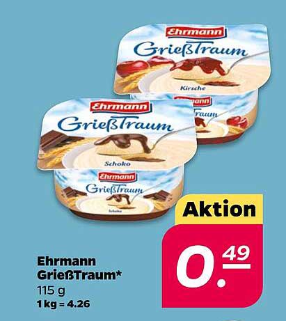 Ehrmann GrießTraum - Verführerischer Genuss für Groß und Klein